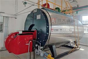 2.8MW燃氣常壓熱水鍋爐，遼寧朝陽企業供暖項目